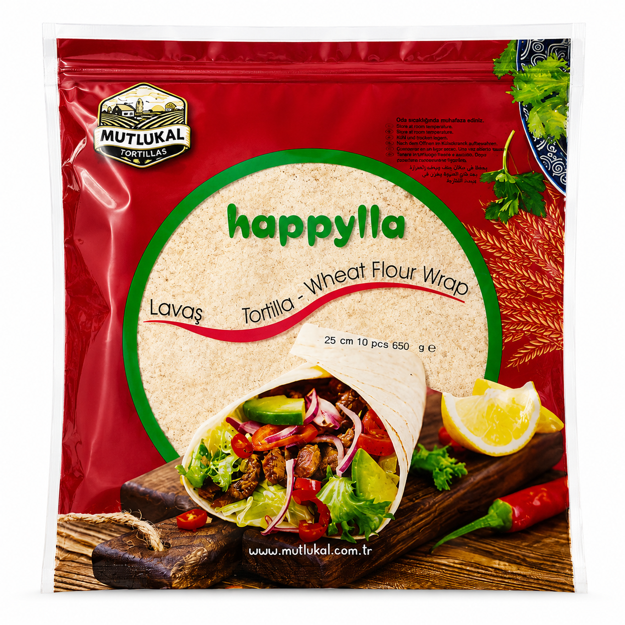 بۆر Happylla Tortilla 650G